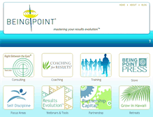 Tablet Screenshot of beingpoint.com